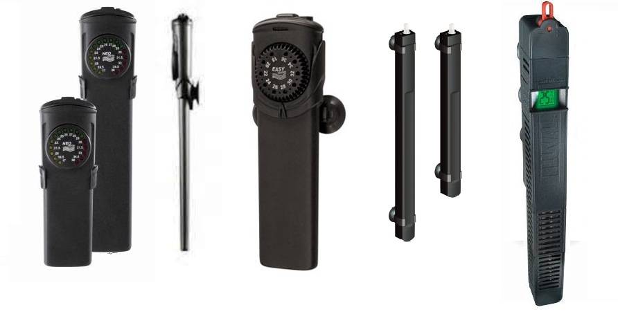 Погружные водонагреватели для аквариума